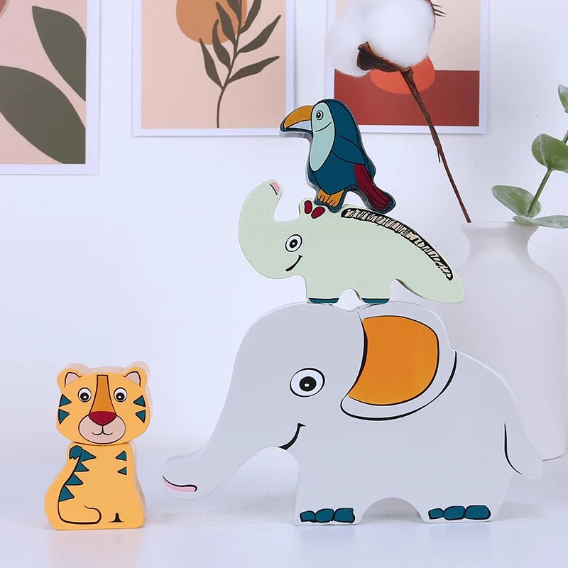 Safari Parade Pull Along - Grey