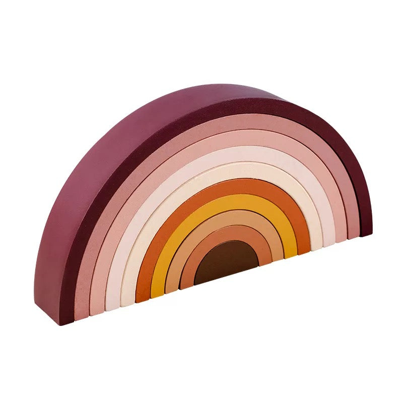 Mini Rainbow Stacker - Earthy Colors
