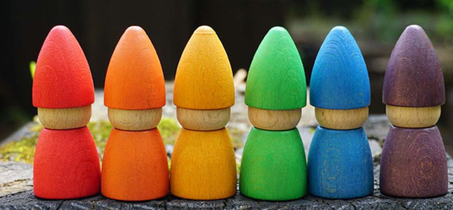 Rainbow Peg Dolls